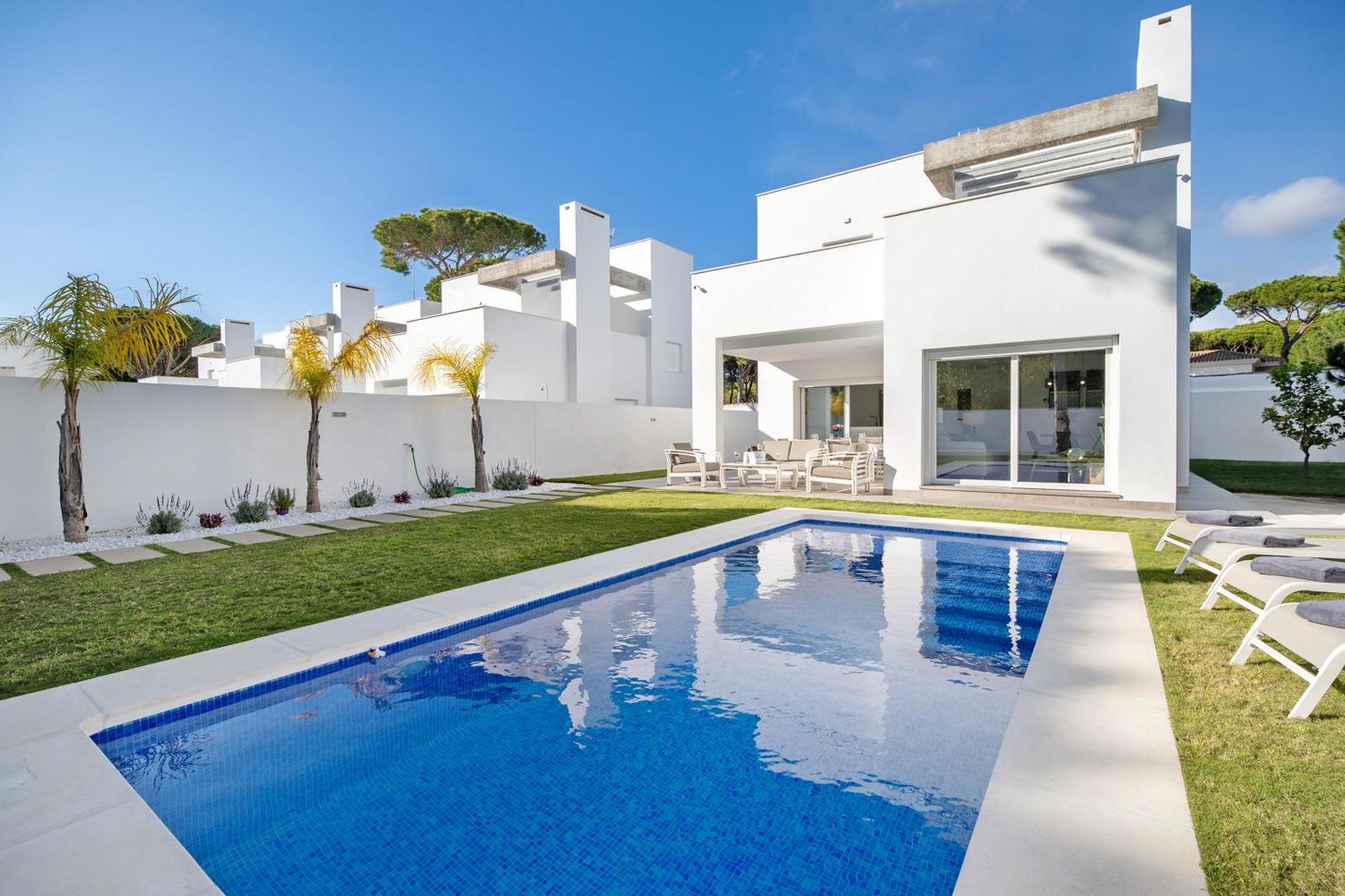 Villa Moderna En Chiclana ชิกลานา เด ลา ฟรอนเตรา ภายนอก รูปภาพ